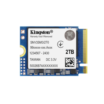 SSD Kingston NV3 2TB NVMe PCIe 4.0 M.2 2230 – 6000MB/s Gen4 para Laptop y Dispositivos Compactos (SNV3SM3/2T0)