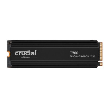 SSD Crucial T700 4TB NVMe PCIe 5.0 M.2 2280 con disipador hasta 12400MB/s ultra rendimiento
