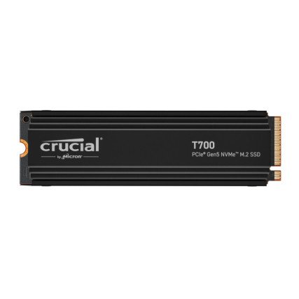 SSD Crucial T700 4TB NVMe PCIe 5.0 M.2 2280 con disipador hasta 12400MB/s ultra rendimiento
