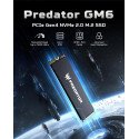 SSD Predator GM6 4TB NVMe PCIe 4.0 M.2 2280 hasta 7200MB/s alto rendimiento gaming y workstation