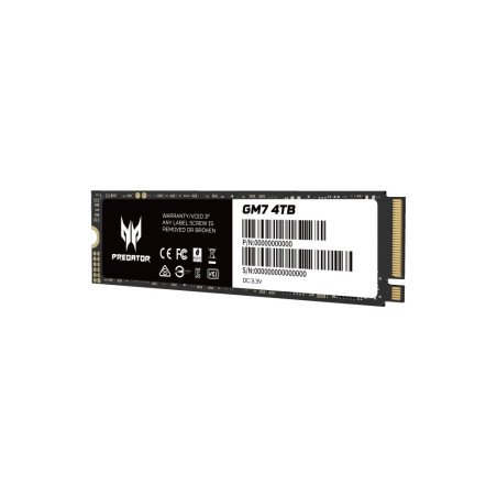 SSD Predator GM7 4TB NVMe PCIe 4.0 M.2 2280 hasta 7200MB/s alto rendimiento gaming y workstation