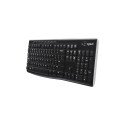 Teclado Inalámbrico Logitech K270 USB Unifying Plug & Play Negro