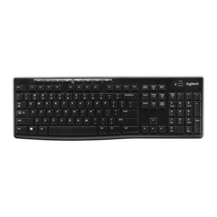 Teclado Inalámbrico Logitech K270 USB Unifying Plug & Play Negro