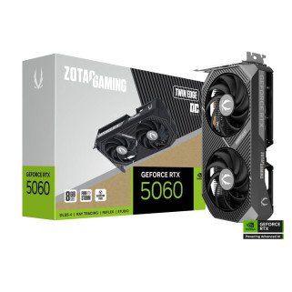 Tarjeta de Video ZOTAC GeForce RTX 5060 Twin Edge OC 8GB Dual Fan