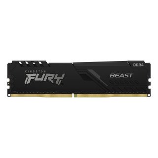 Memoria RAM Kingston Fury Beast DDR4 8GB 3200MHz CL16 color negro para gaming y productividad