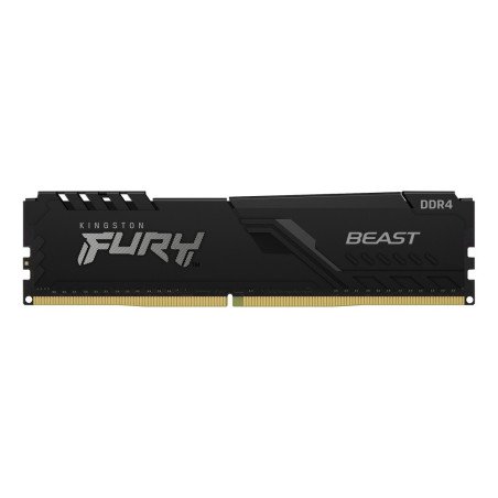 Memoria RAM Kingston Fury Beast DDR4 8GB 3200MHz CL16 color negro para gaming y productividad