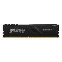 Memoria RAM Kingston Fury Beast DDR4 8GB 3200MHz CL16 color negro para gaming y productividad Memoria RAM Kingston Fury Beast DDR4 8GB 3200MHz CL16 color negro para gaming y productividad