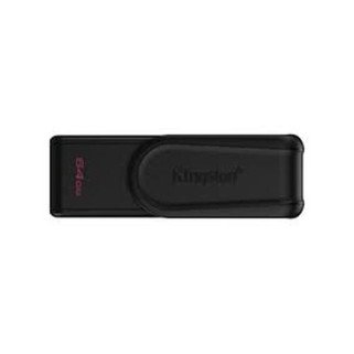 Memoria USB Kingston 64GB USB 3.2 color negro, almacenamiento rápido y portátil