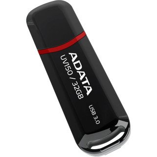 Memoria USB ADATA 32GB USB 3.2 color negro, almacenamiento portátil y rápido