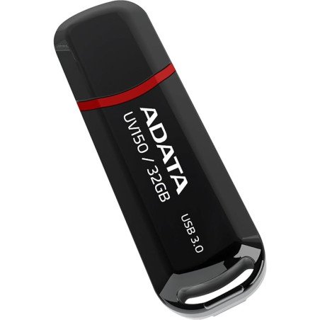 Memoria USB ADATA 32GB USB 3.2 color negro, almacenamiento portátil y rápido