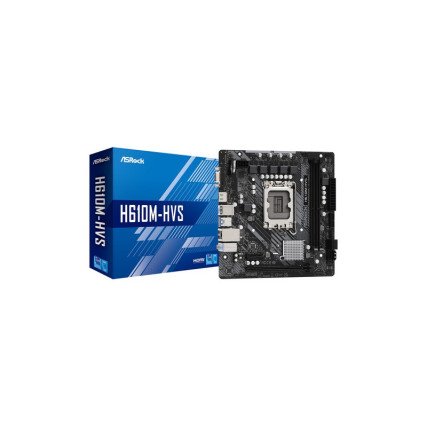 Tarjeta madre ASRock H610M para Intel 12ª, 13ª y 14ª Gen LGA1700 DDR4 3200MHz micro ATX