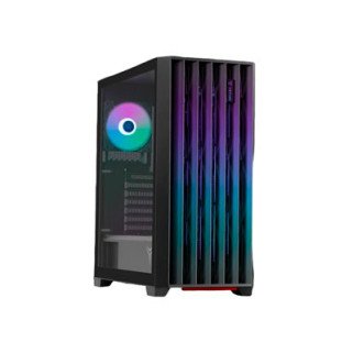 Gabinete Yeyian Gamer Phoenix media torre con cristal templado para setups gaming y profesionales