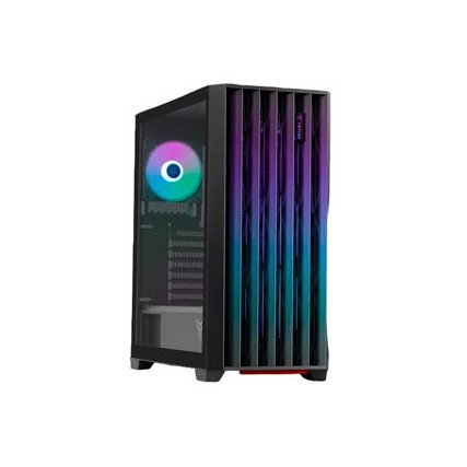 Gabinete Yeyian Gamer Phoenix media torre con cristal templado para setups gaming y profesionales