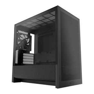Gabinete NZXT H3 Flow negro ATX con diseño de alto flujo de aire para builds modernos