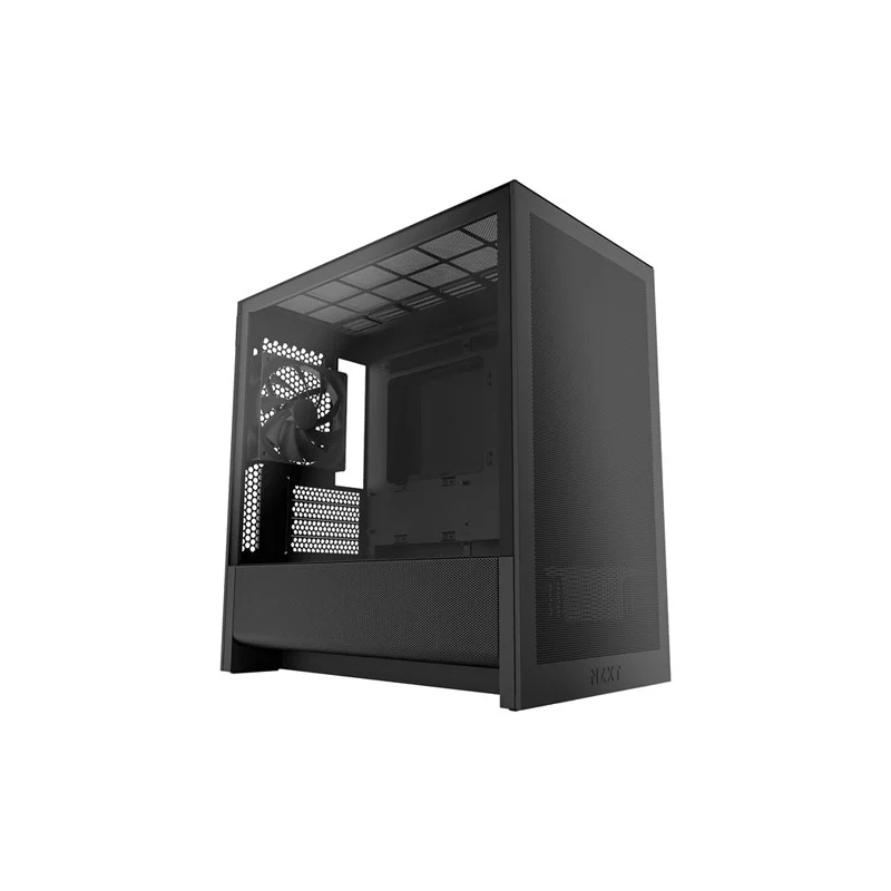 Gabinete NZXT H3 Flow negro ATX con diseño de alto flujo de aire para builds modernos