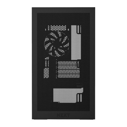 Gabinete NZXT H3 Flow negro ATX con diseño de alto flujo de aire para builds modernos