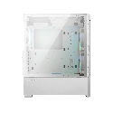 Gabinete Cougar Airface blanco RGB con cristal templado EATX para alto flujo de aire y builds premium