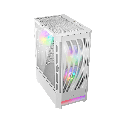 Gabinete Cougar Airface blanco RGB con cristal templado EATX para alto flujo de aire y builds premium