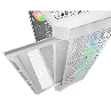 Gabinete Cougar Airface blanco RGB con cristal templado EATX para alto flujo de aire y builds premium