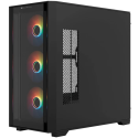 Gabinete Balam Rush Carbono Twin Mate 8000B negro con cristal templado y diseño gaming