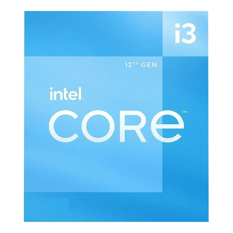 Procesador Intel Core i3 12100, LGA 1700, 12VA, 4 Cores, 12MB Cache, Incluye Disipador