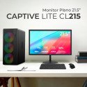 Monitor Acteck Plano Captive Lite CL215, 21.5", Full HD, 60HZ, Negro