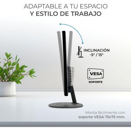 Monitor Acteck Plano Captive Lite CL215, 21.5", Full HD, 60HZ, Negro