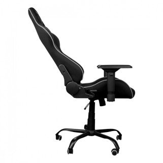 Silla Gamer Xzeal XZSXZ25B Reclinable 180° Tela Negra Gris con Brazos 4D