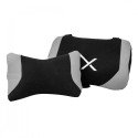 Silla Gamer Xzeal XZSXZ25B Reclinable 180° Tela Negra Gris con Brazos 4D