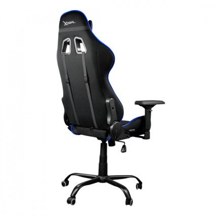 Silla Gamer Xzeal XZSXZ25A Reclinable 180° Tela Negra Azul con Brazos 4D
