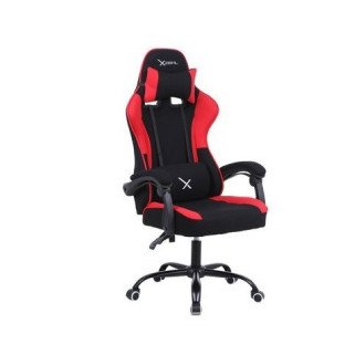 Silla Gamer Xzeal XZSXZ20R Tela Reclinable 140° RGB Negro Rojo
