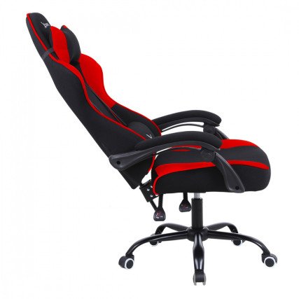Silla Gamer Xzeal XZSXZ20R Tela Reclinable 140° RGB Negro Rojo