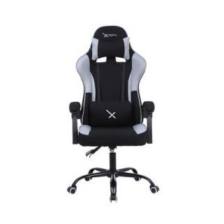 Silla Gamer Xzeal XZSXZ20B Tela Reclinable 140° RGB Negro Gris