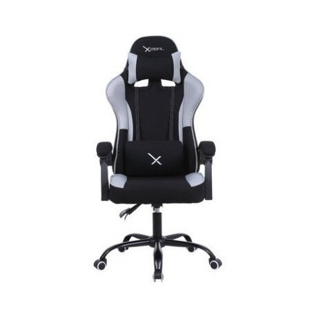 Silla Gamer Xzeal XZSXZ20B Tela Reclinable 140° RGB Negro Gris