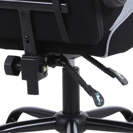 Silla Gamer Xzeal XZSXZ20B Tela Reclinable 140° RGB Negro Gris