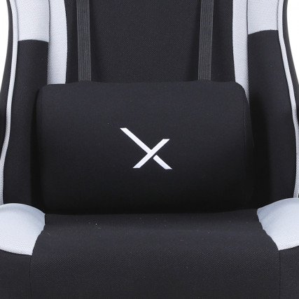 Silla Gamer Xzeal XZSXZ20B Tela Reclinable 140° RGB Negro Gris