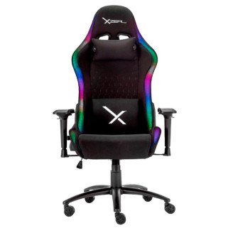 Silla Gamer Xzeal XZSXZ15B Reclinable 180° RGB Tela Negra con Brazos 4D