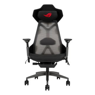 SILLA GAMING ASUS (SL400 ROG DESTRIER/BK/WW/) SOPORTE DE BRAZO, DISEÑO EXOESQUELETICO, NEGRA