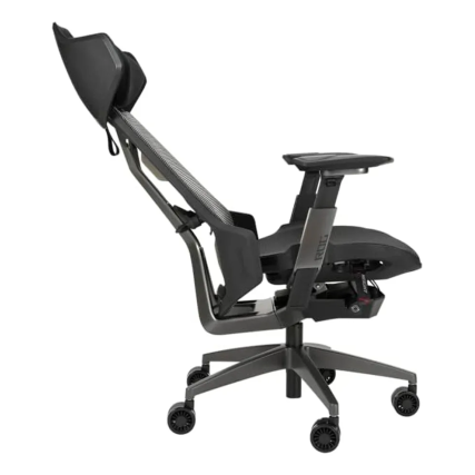 SILLA GAMING ASUS (SL400 ROG DESTRIER/BK/WW/) SOPORTE DE BRAZO, DISEÑO EXOESQUELETICO, NEGRA