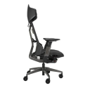SILLA GAMING ASUS (SL400 ROG DESTRIER/BK/WW/) SOPORTE DE BRAZO, DISEÑO EXOESQUELETICO, NEGRA