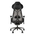 SILLA GAMING ASUS (SL400 ROG DESTRIER/BK/WW/) SOPORTE DE BRAZO, DISEÑO EXOESQUELETICO, NEGRA