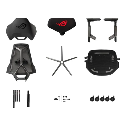 Silla Gaming ASUS ROG Destrier SL400 Negra Diseño Exoesquelético Ergonómica