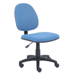Silla Básica Nextep NE-650BA Ajustable Azul con Base Giratoria