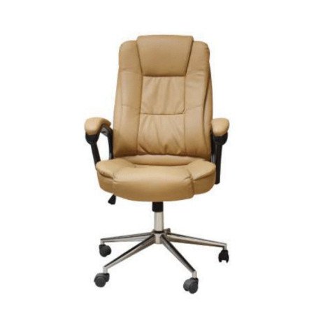 Silla Ejecutiva Naceb Café con Reposabrazos Ergonómicos para Oficina