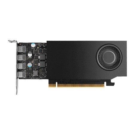 TARJETA DE VIDEO PNY (VCNRTXA1000ATX-PB) NVIDIA RTX A1000ATX,8GB,GDDR6,4*MDP,72TC,2304 CC