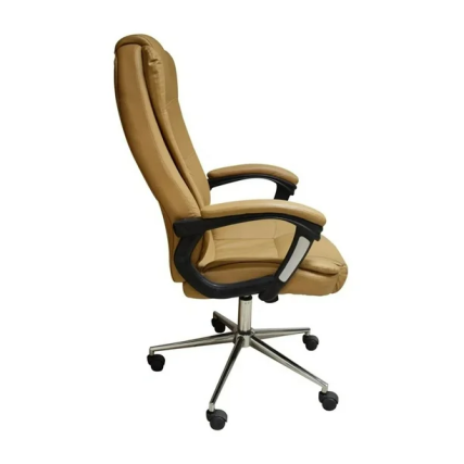 Silla Ejecutiva Naceb Café con Reposabrazos Ergonómicos para Oficina