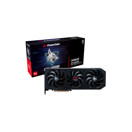 Tarjeta de Video PowerColor Hellhound Radeon RX 9070 XT 16GB GDDR6