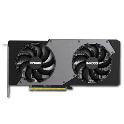 Tarjeta de Video Inno3D NVIDIA GeForce RTX 5070 Twin X2 OC 12GB GDDR7 PCIe 5.0 HDMI DisplayPort