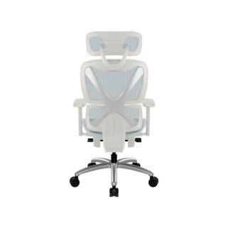 Silla Gamer ThunderX3 XTC Chroma Blanca/Azul en Malla Transpirable y PU 150KG