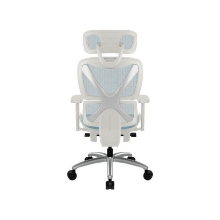 Silla Gamer ThunderX3 XTC Chroma Blanca/Azul en Malla Transpirable y PU 150KG